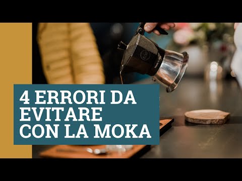 4 ERRORI da evitare quando prepari la tua moka