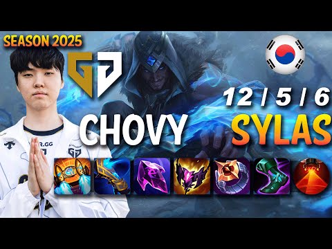 GEN Chovy SYLAS vs PANTHEON Mid - Patch 15.2 KR Ranked | lolrec