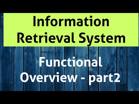 Information Retrieval System introduction and objectives IRS tutorials in Telugu