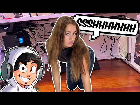 Baba - Girl SNEAKS Under Desk While I Game | STORYTIME