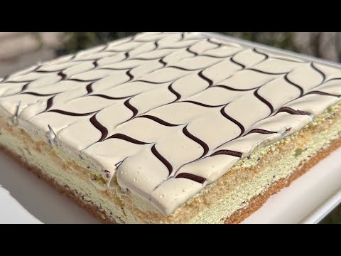 The cake with kiwi cream and white chocolate will amaze you👌🍰#cake #fypシ #pastry #viral