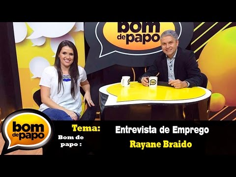 Programa Bom de Papo 21/11/2016 - Rayane Braido