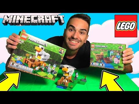 GIOCO CON I LEGO DI MINECRAFT!!