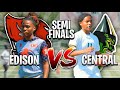 GIRLS FLAG FOOTBALL MIAMI EDISON VS MIAMI CENTRAL SEMI REGIONAL FINALS MUST WATCH