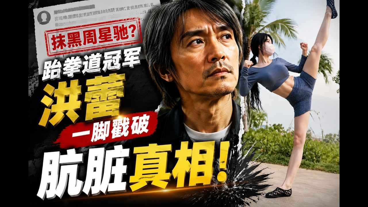 罵星爺只挑花瓶沒有真功夫？看完洪蕾路演現場，黑粉徹底沉默