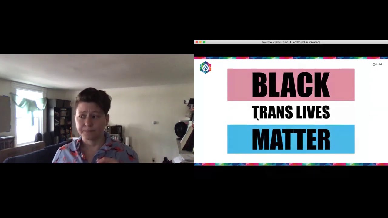 Trans Drupal: Designing with transgender users in mind / DrupalCon Global 2020
