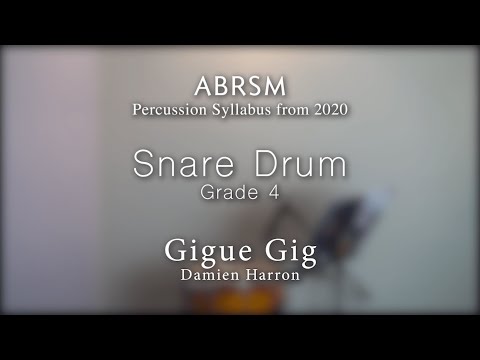 ABRSM G4 Snare Drum - Gigue Gig