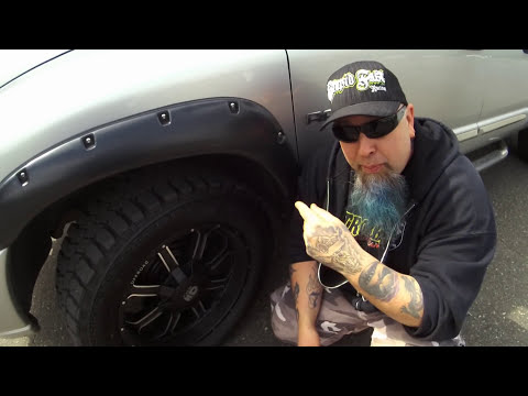 HOW TO INSTALL FENDER FLARES (dodge) Rodz N Hobz