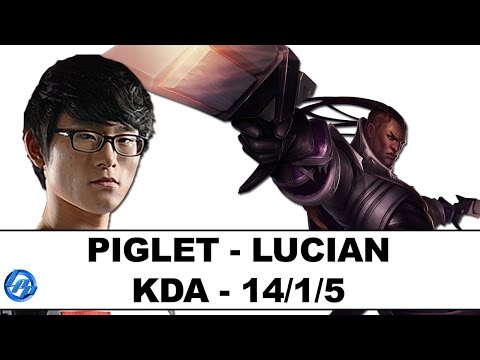 Crs Piglet - Lucian vs Twitch - Leveling his NA account