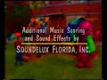 Closing To Barney Songs Demo UK VHS 1995