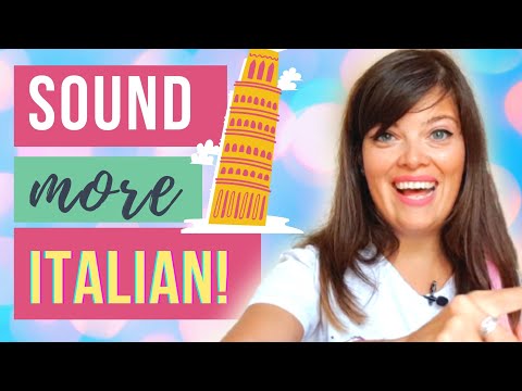 How to sound Italian --Italian pronunciation rules for beginners!