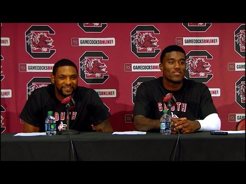 Sindarius Thornwell & Duane Notice Post-Game Press Conference (USF) - 12/5/15
