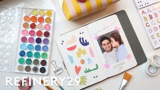 Wedding Bullet Journal - Plan With Me | Lucie Fink Vlogs | Refinery29