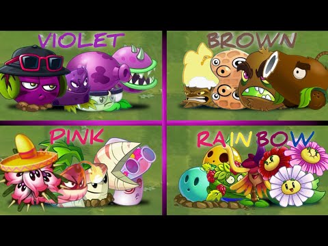 Random Plants 4 Team Battles - Who Will Win - PvZ 2 Team Plants vs Team Plants 