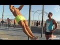 Road to Frontlever #1 - Basic Übungen an der Stange | Santa Monica Beach