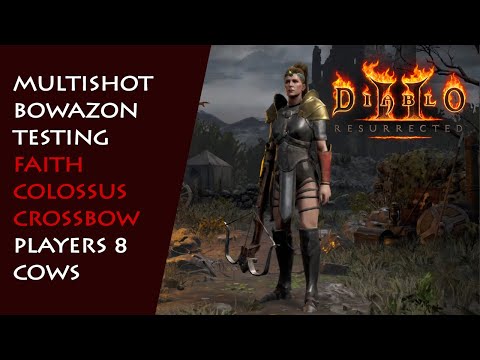 Physical Bowazon Series: Faith Colossus Crossbow, P8 Cows - Diablo 2 Resurrected