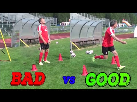 Stefano Eranio - Passing with Unmarking - AC Milan Football Camp in Cortina d'Ampezzo