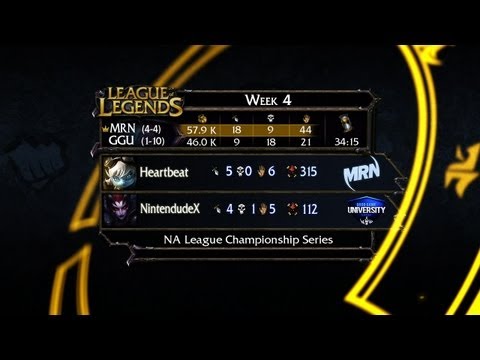 Recap: GGU v MRN - LCS 2013 NA Spring W4D2