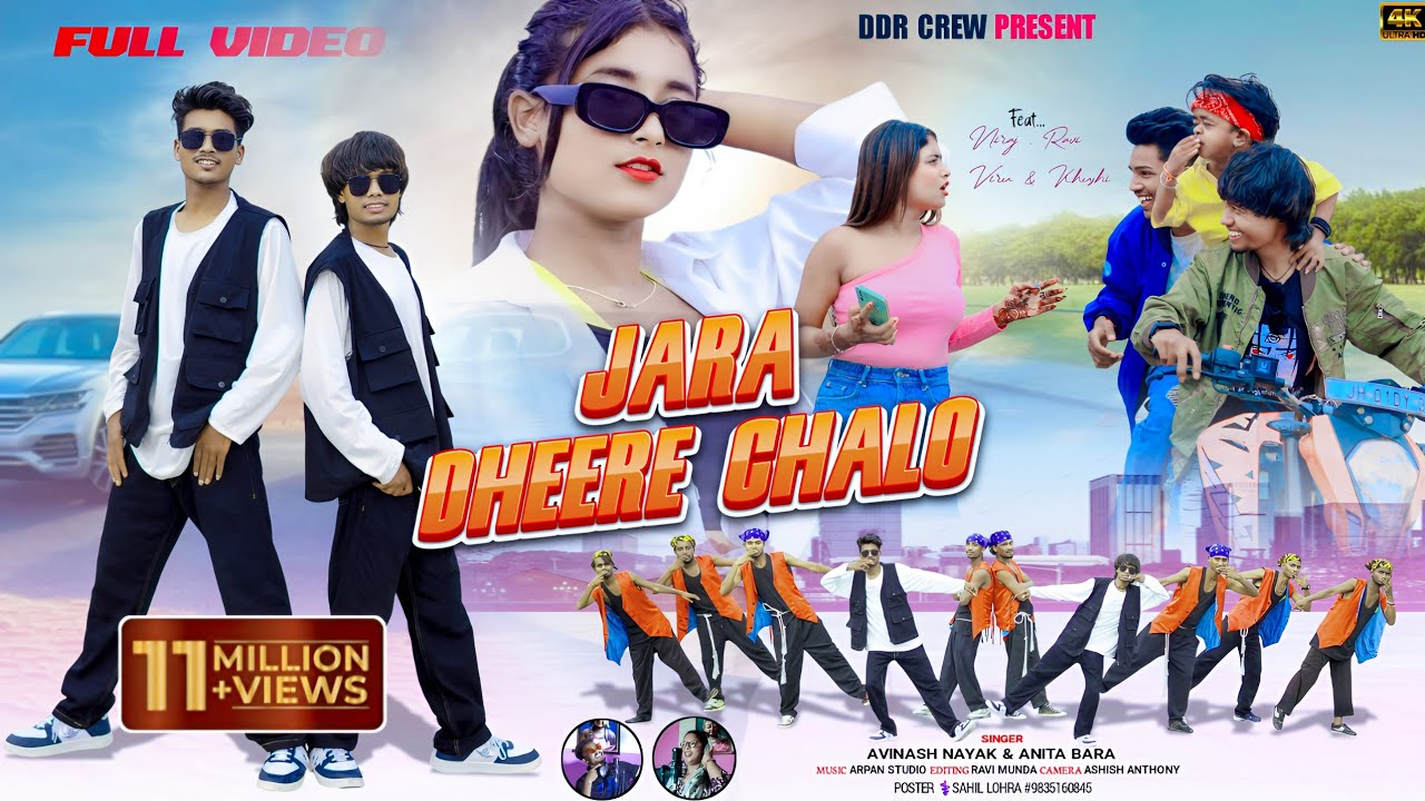 JARA DHEERE CHALO FULL 4K VIDEO 2024//SINGER AVINASH NAYAK AND ANITA BARA #avinash_nayak_anita_bara