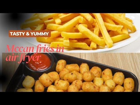 Mccan fries 🍟 in zero oil। Tasty Yummy fries in inalsa air fryer @(Shining Shweta The Vlogger)