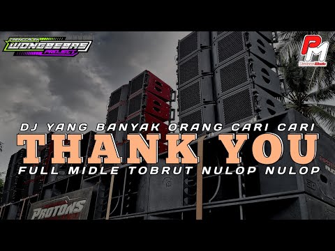 DJ THANK YOU || MIDLE TOBRUT NULOP2 WHICH MANY PEOPLE ARE LOOKING FOR, FIND FYP ON TIKTOK