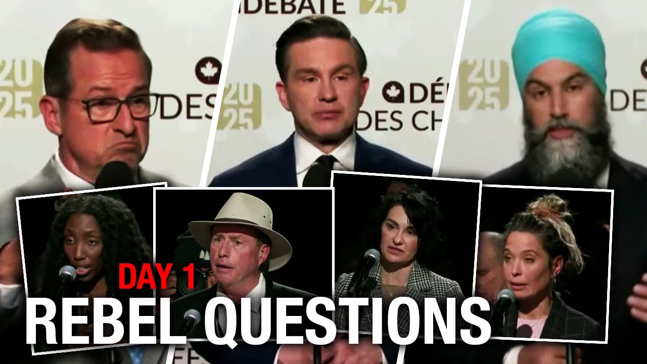 See all the questions Rebel News journalists asked on day 1 of the federal leaders' debate