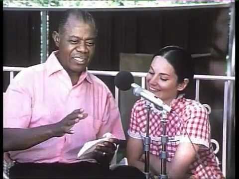 Louis Armstrong learning French...