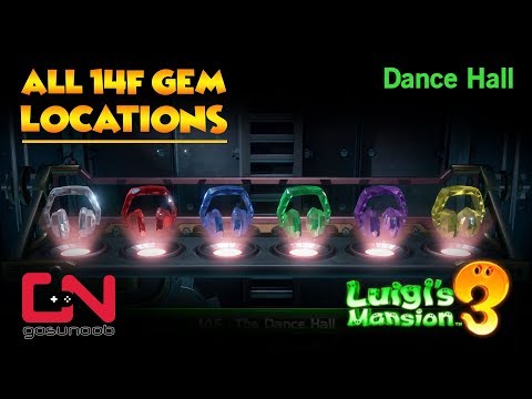 Luigi's Mansion 3 All 14F Gem Locations - Dance Hall Gems