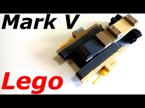 Лего мини танк Mark 5 (самоделка из лего)