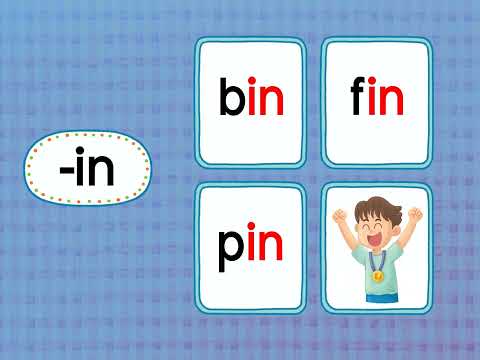 School Phonics 2 Unit 6 Word Chant - in id ig