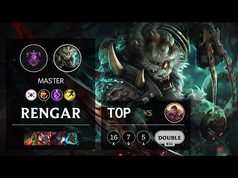 Rengar Top vs Jayce - KR Master Patch 10.19