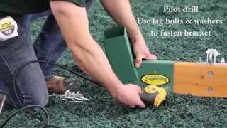 How to Use the Easy 1-2-3 A-Frame Swing Set Bracket