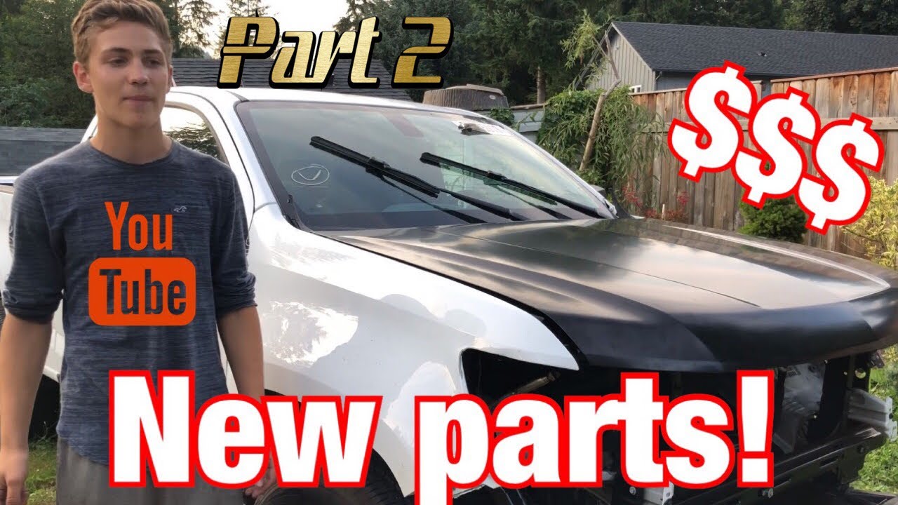 Rebuilding a wrecked Chevy Colorado part 2