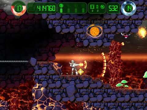 Hurrican [100% Playthrough] - Stage 4 (Lava Cavern)