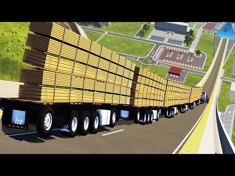 High speed freaky jumps #47 - Beamng.Drive