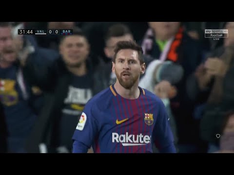Iniesta & Messi vs Valence Fc (HD 720p)