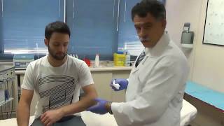 Infiltración del codo