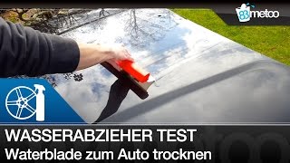 Wasserabzieher ja oder nein - Water Blade - Flexiblade Nigrin Silikon Trockner im Test - 83metoo