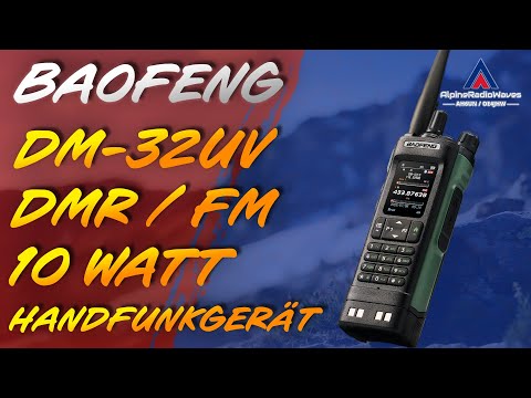 BAOFENG DM-32UV 10W Multi-Band DMR Handfunkgerät (deutsch/german)