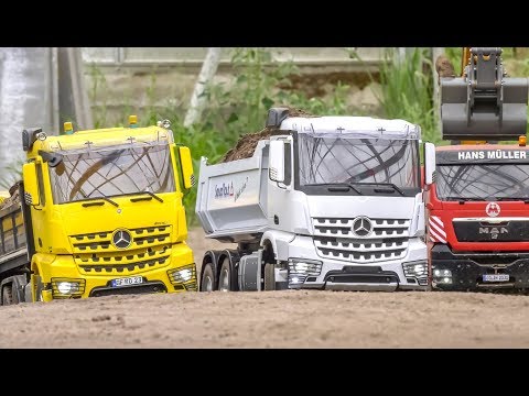 Amazing RC Trucks! Excavators! Excavator! Heavy Transport!