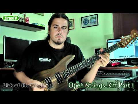 Open String Riff  Part 1 | Lick of the Week 93