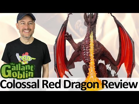 Colossal Red Dragon Limited Edition Review - D&D Icons Prepainted Mini - Wizards of the Coast