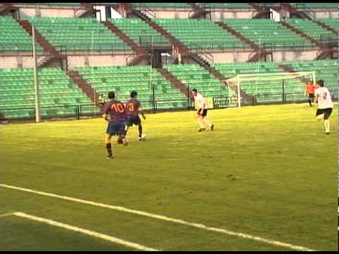 Disparo de Juan Germán (Mérida UD 0-1 Extremadura UD) I Trofeo Mérida Patrimonio de la Humanidad
