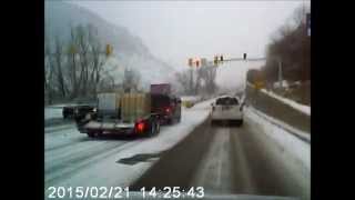 preview picture of video 'Driving through Lehigh Gap in PA & through Palmerton PA.'