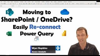 Moving your Excel files to SharePoint or OneDrive? How to update your Power Query connection.