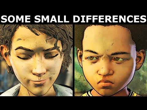 Let AJ Swear vs Don't Let Him Swear - Difference Check - The Walking Dead Final Season 4 Episode 2