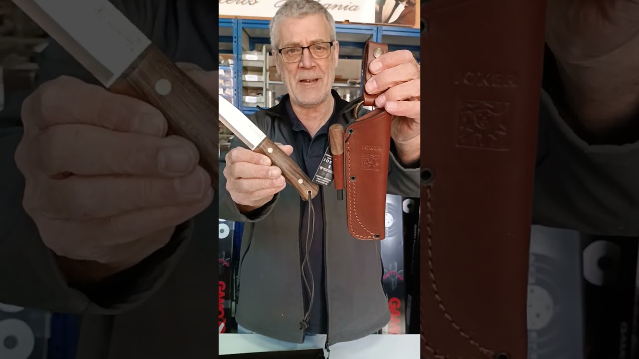 Couteau Bushlord Walnut Joker avec Ferroceiro