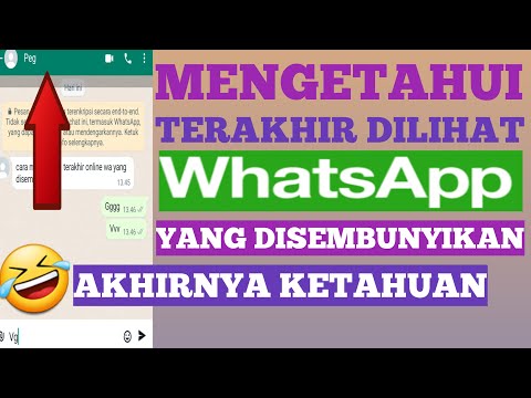 cara mengetahui terakhir dilihat di wa yang disembunyikan | terakhir online wa yang disembunyikan