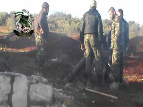 استهداف  قوات النظام بقذائف الهاون في مدرسة الشرطة في محافظة حلب