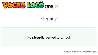 Video thumbnail for sleepily